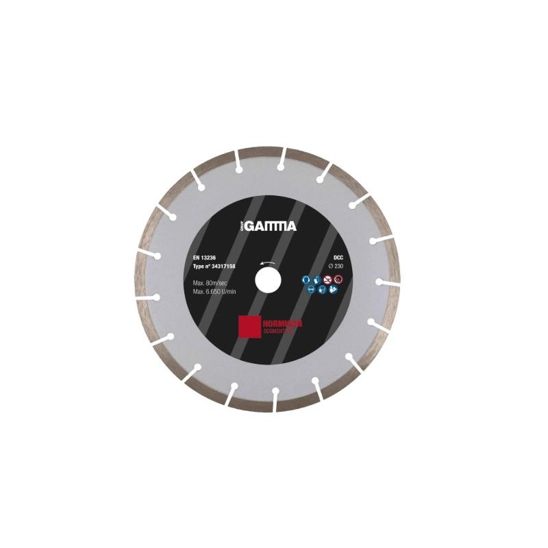 DISCO 230x2,6x22,23 HORMIGON DISCC004 