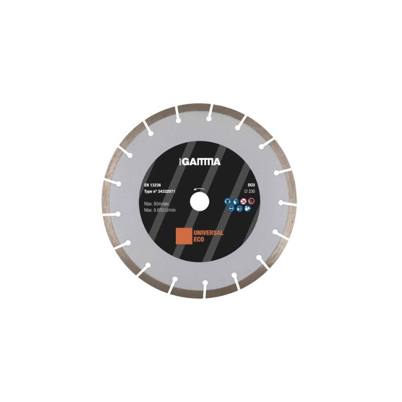 DISCO 230x2,6x22,2 SEGMENTADO UNIVERSAL ECO DISCC010 