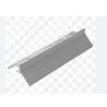 PERFIL BALCON GOTERÓN START 2,70m ALUMINIO MATE H12,5mm DAKO PRO212028 
