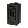 ESTUFA PELLET EVA NC 15kw NEGRO  