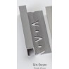 LISTELO ALUMINIO 10X12 TEXTURIZADO GRIS OSCURO 2,5m 02655 VALEN 