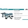 COMBO DLX2552TJ (Radial DGA504Z + Taladro DHP492Z + 2 Bat BL1850B + Cargador DC18RC + 2 MAKPAC)