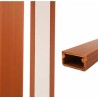 CANALETA MADERA OSCURA 19x11 mm CON ADHESIVO 66092 EDM 