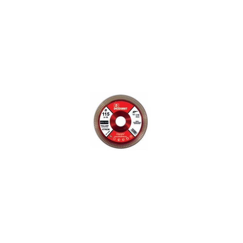 DISCO 115mm PORCELANICO DPX11510  DEXDI 
