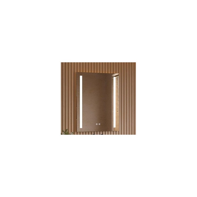 ESPEJO MYANMAR 80x80cm LED DOBLE SENSOR + ANTIVAHO 388845 AQU 