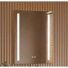 ESPEJO MYANMAR 80x80cm LED DOBLE SENSOR + ANTIVAHO 388845 AQU 