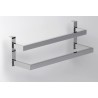 TOALLERO DOBLE COLGANTE CROMO 2847002 MT 