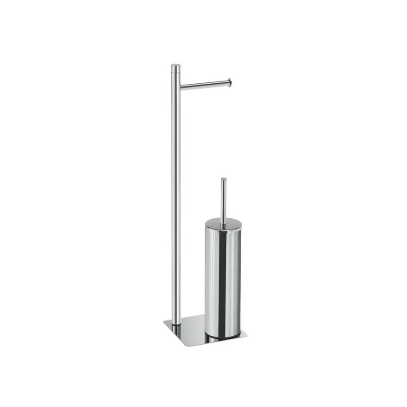 PORTARROLLO / ESCOBILLERO DE PIE TRILLY CROMO TR32-13 GEDY 