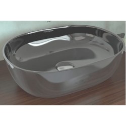 LAVABO YACO 48x35cm NEGRO...