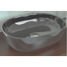 LAVABO YACO 48x35cm NEGRO BRILLO 00361 FOSSIL 