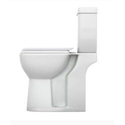 INODORO OSLO BLANCO BRILLO CON CISTERNA BAJA VERTICAL PACK 00154 FOSSIL 