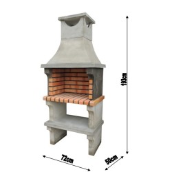 BARBACOA 787M 72x50x193 cm...
