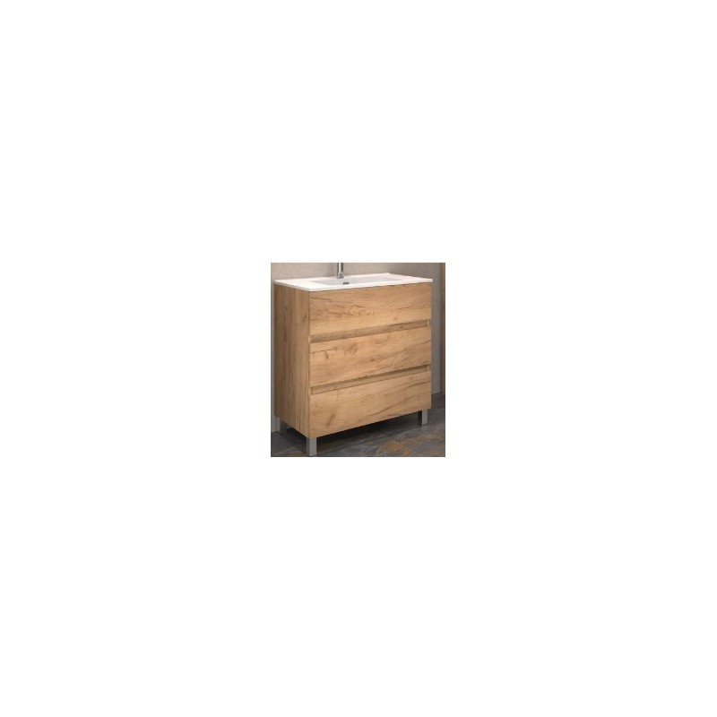 MUEBLE SEVILLA 60X46cm ROBLE OSTIPPO 3 CAJONES 