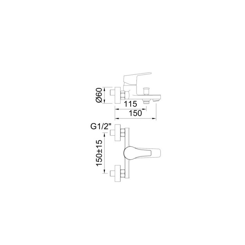 GRIFO BAÑO-DUCHA GO 98622 STAND 