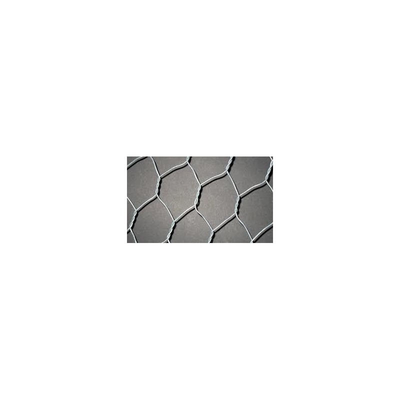 MALLA TRIPLE TORSION 25x0,7mm 1,5m ROLLO 50m 12527 