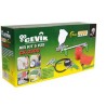 KIT 5 ACCESORIOS COMPRESOR (Pistola soplar y petrolear, soplador, inflador y espiral 5m) CA-CK3300 CEVIK 