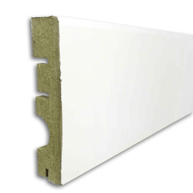 RODAPIE TARIMA BLANCO 90mm 2,25m UD LAMPZ201 