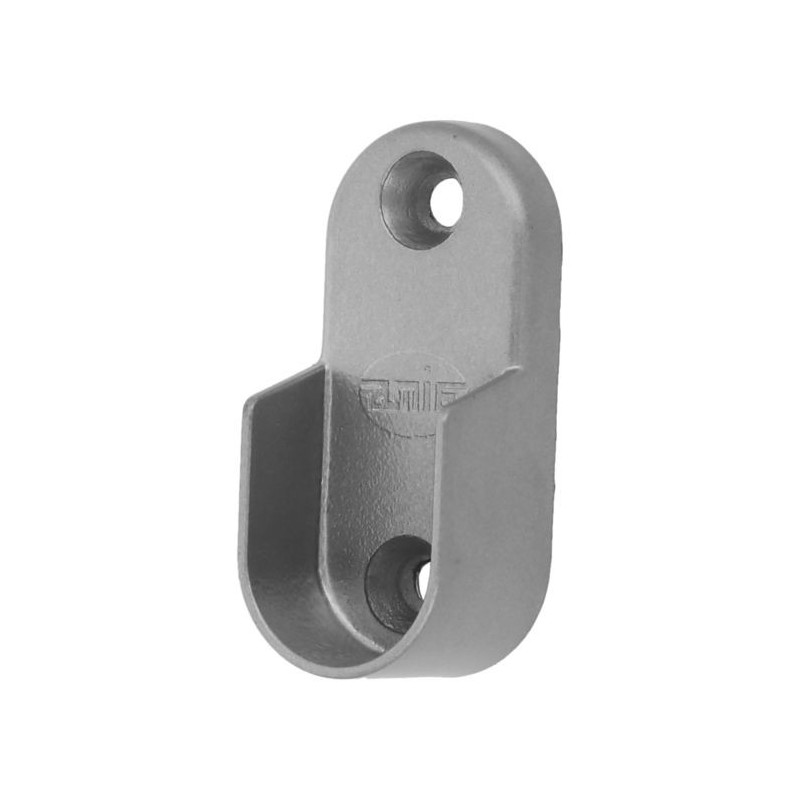 SOPORTE TUBO ARMARIO 30x15x45cm ALUMINIO PLATA 22284 AMIG 