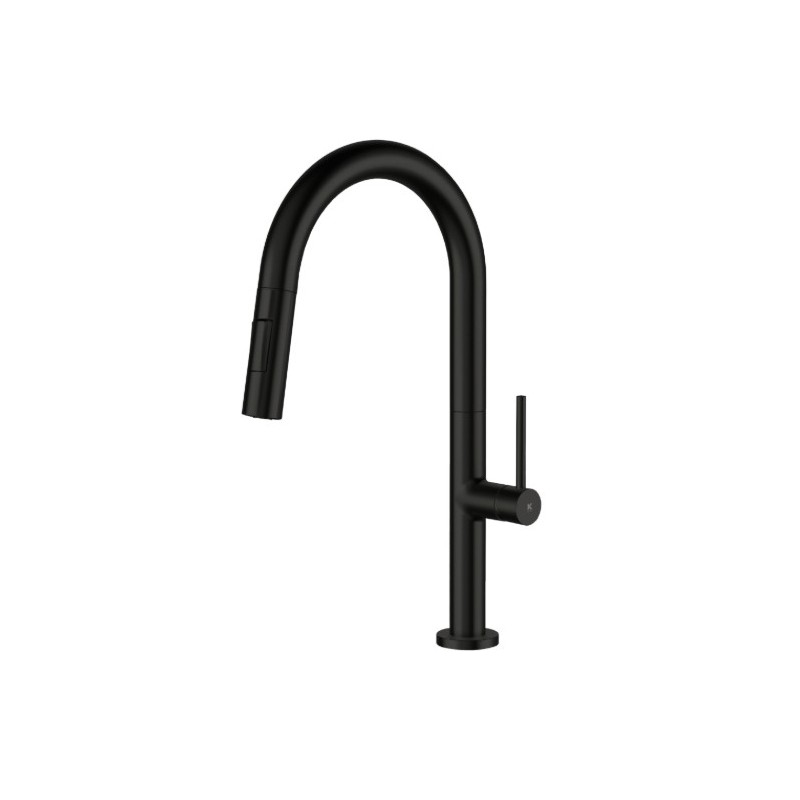 GRIFO FREGADERO MONOMANDO EXTRAIBLE PLENUM NEGRO 23645N CIS 