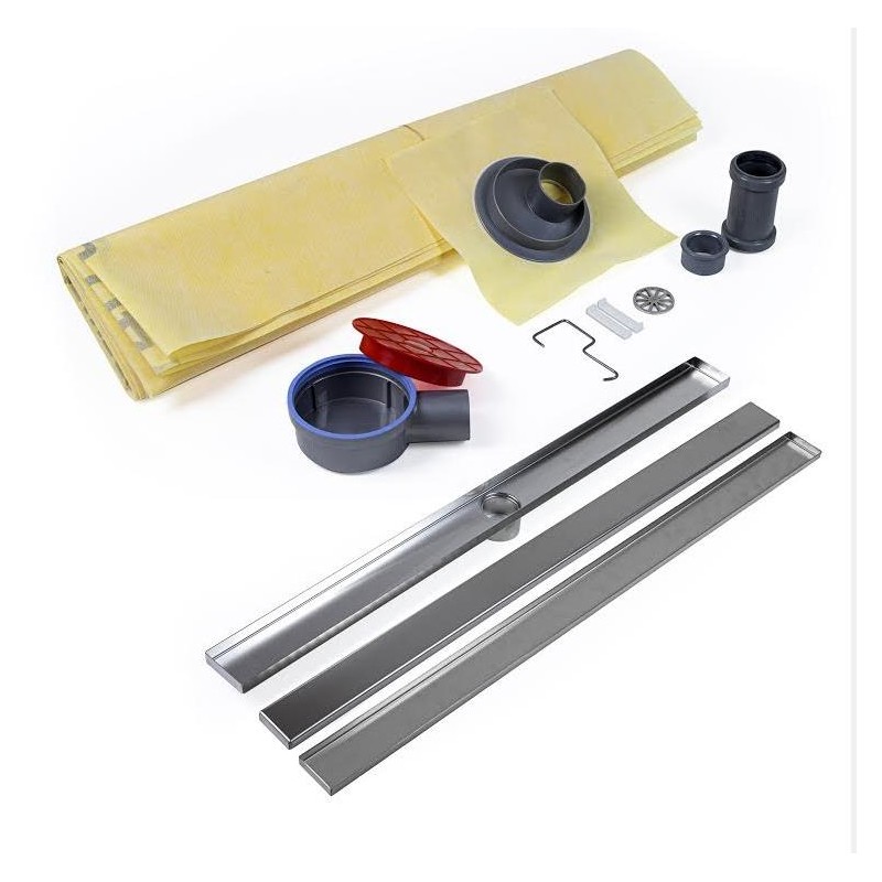 KIT SUMIDERO LINEAR BASIC DUO 80 REVESTIBLE 25x25cm 544018386 REVES 