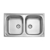 FREGADERO 80x50cm 2 SENOS ENCASTRAR APETIT FREGA017B 