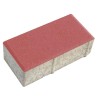 ADOQUIN HORMIGON 20x10x6cm ROJO BISEL HOLANDA M2 