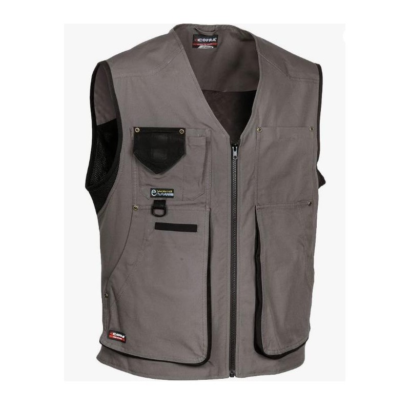 CHALECO ZURICH TALLA S 48 ANTRACITA/NEGRO COFRA 