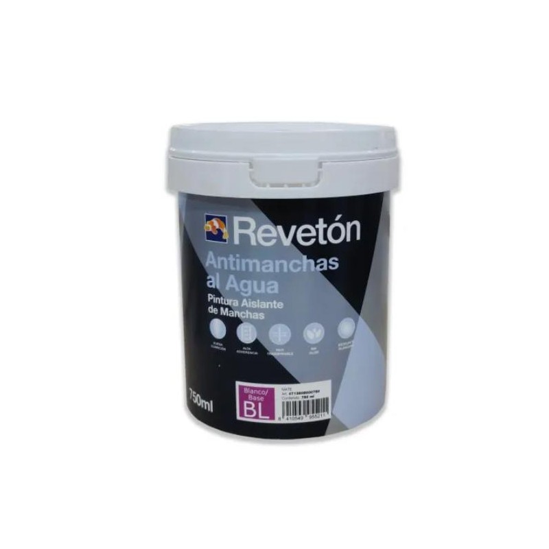PINTURA ANTIMANCHAS AL AGUA 750ml 0713605 