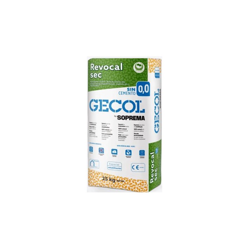REVOCAL SEC MORTERO SEC-SILICEO CAL-H GM-5 BEIGE 25kg (rejuntear) 