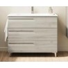 MUEBLE 100x45cm VITALE 3C BLANCO NATURE BL19 ROYO 