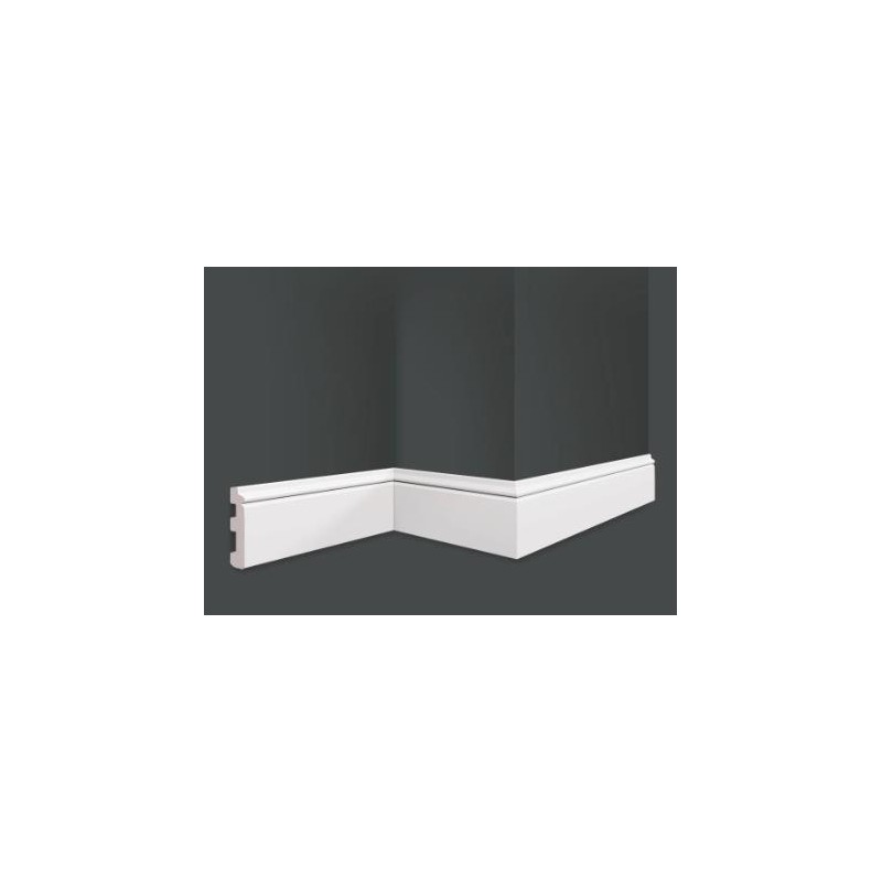 RODAPIE POLIESTIRENO 80x13mm REF.CF11 ML RPS61001 HOMESTAR