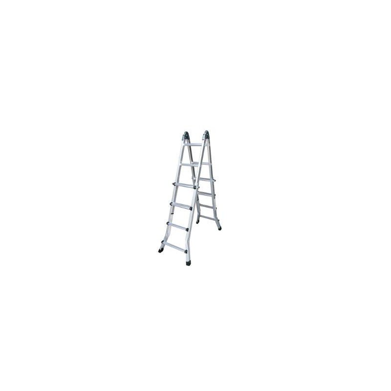 ESCALERA 4+4 PASOS TELESCOPICA MULTIFUNCION REF.3014 ALTI 