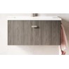 CONJUNTO MUEBLE MEI 50x35cm CON REPISA GRIS MATE + LAVABO 30x30 SUN MINI C0075606 ROYO 