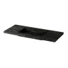LAVABO PORCELANICO LANIC 101x46 NEGRO ALLURE EL.101.C.N NOF 
