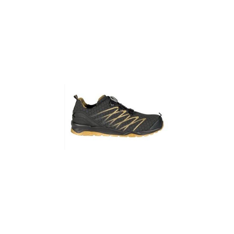 ZAPATO 42 CHARGER S3S NEGRO/ORO COFRA 