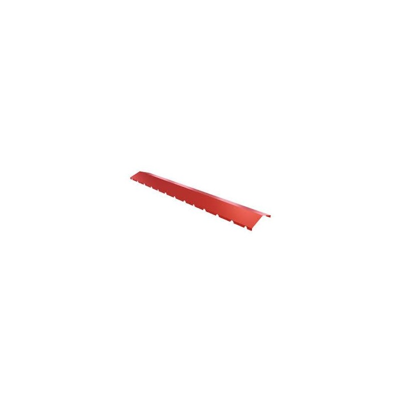 CUMBRERA CHAPA SANDWICH ROJA (PARA PANEL 5 ONDAS) 3,15m UD 