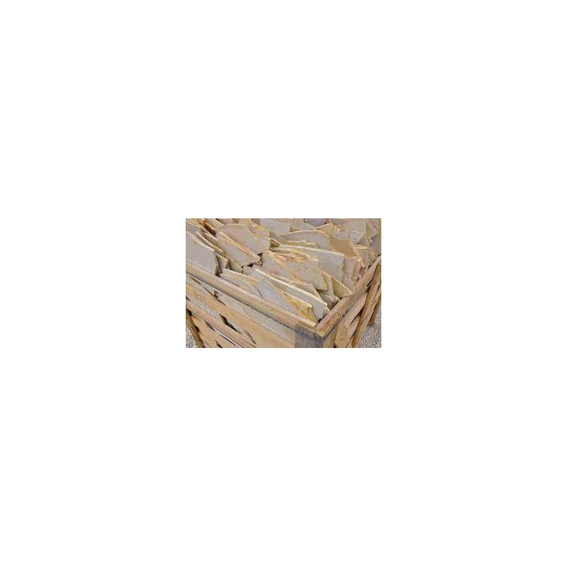 PIEDRA ALEMANA SOLNHOFEN® FOSIL AMARILLA PALET ( 50m2 aprox.) 