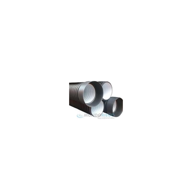TUBO CORRUGADO SN8 315Ø Ext. (263mm Int.) POLI PE (6,20ml tubo) CON JUNTA 