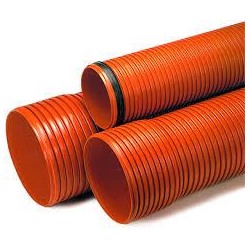 TUBO PVC TEJA D/P CORRUGADO...