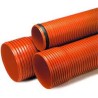 TUBO PVC TEJA D/P CORRUGADO SANECOR 500mm (451.80mmØ INT) SN8 A 3m 