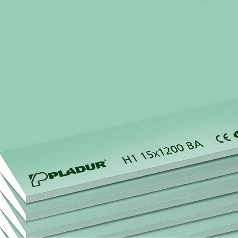 PLACA YESO 260x120x15 BA15 ANTIHUMEDAD M2 PLADUR® 161422