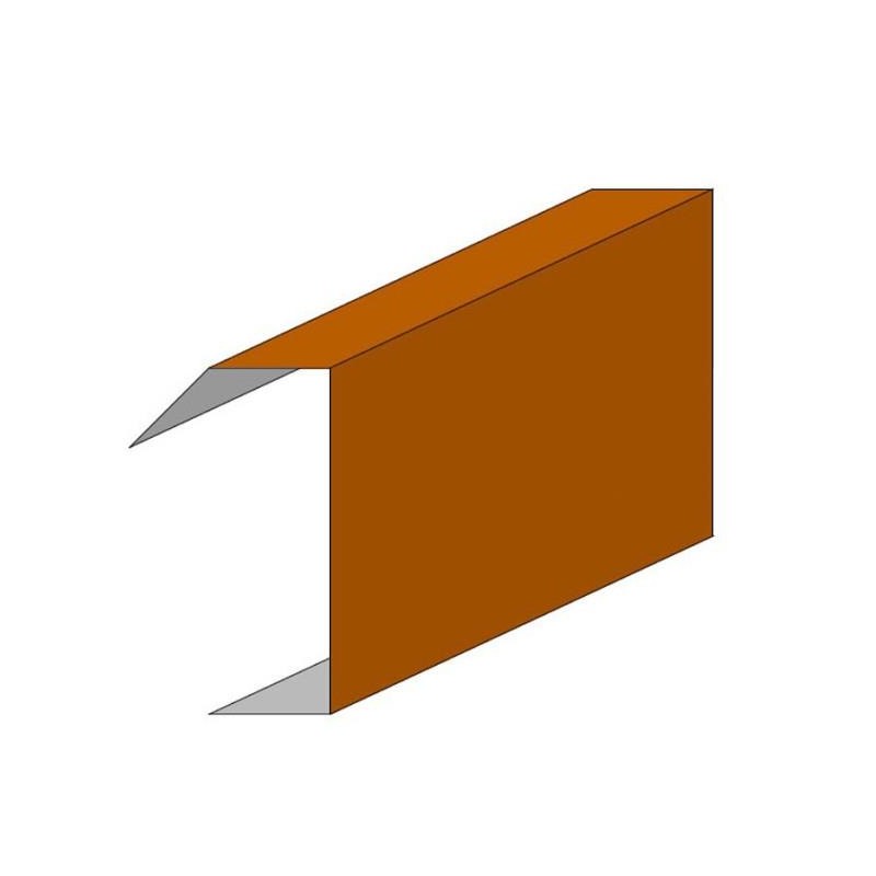 REMATE CHAPA SANDWICH LATERAL PANEL TEJA 8023 4cm (a 3,15m) M.L. 